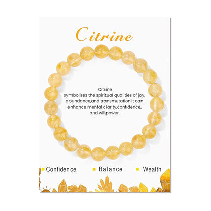 Crystal Carnelian Bracelet