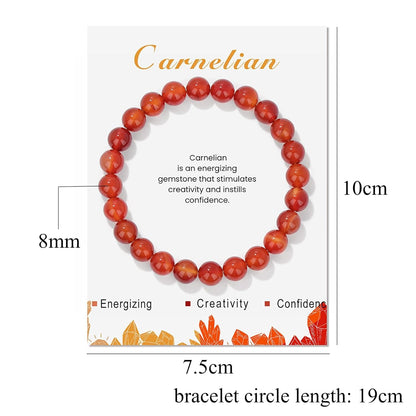 Crystal Carnelian Bracelet