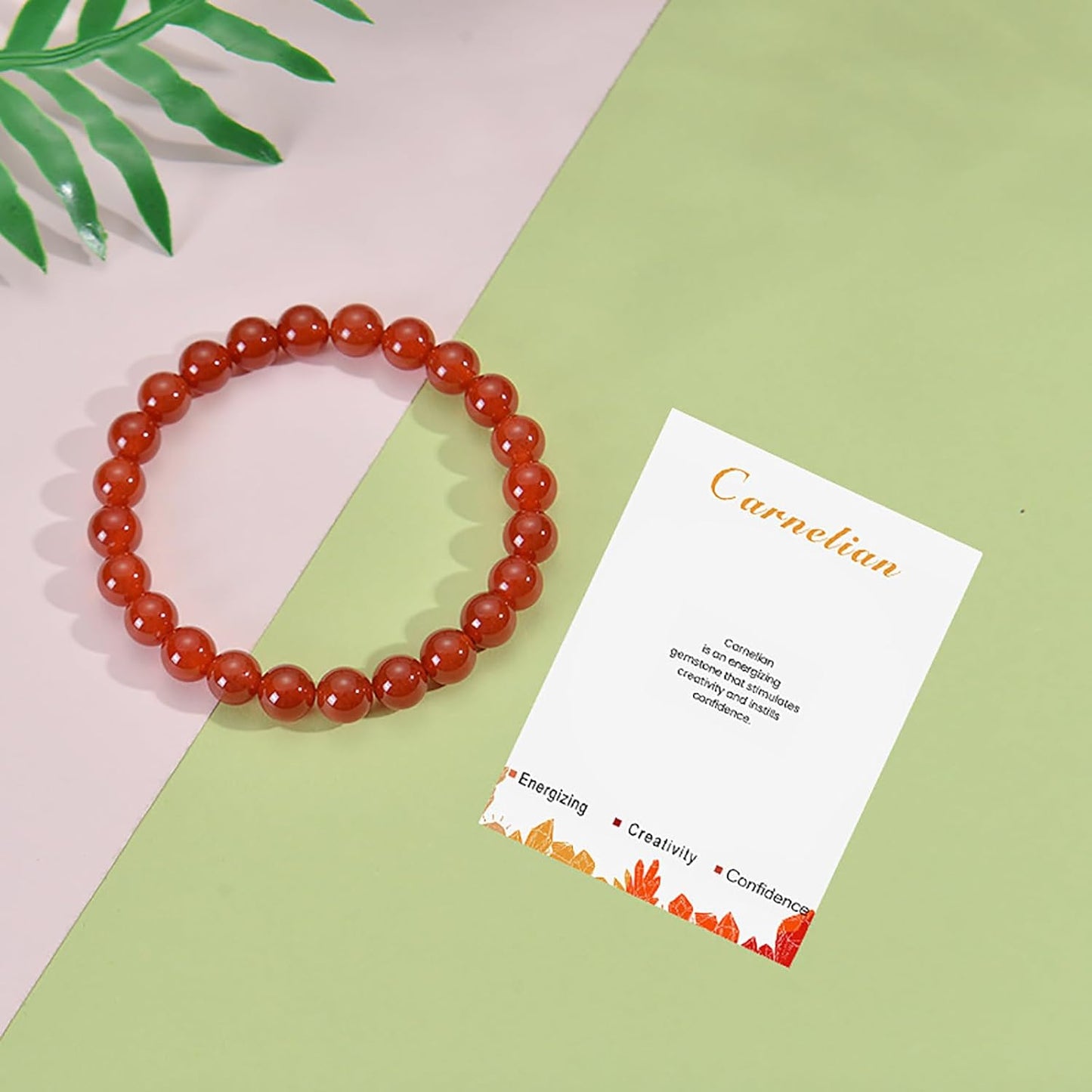 Crystal Carnelian Bracelet